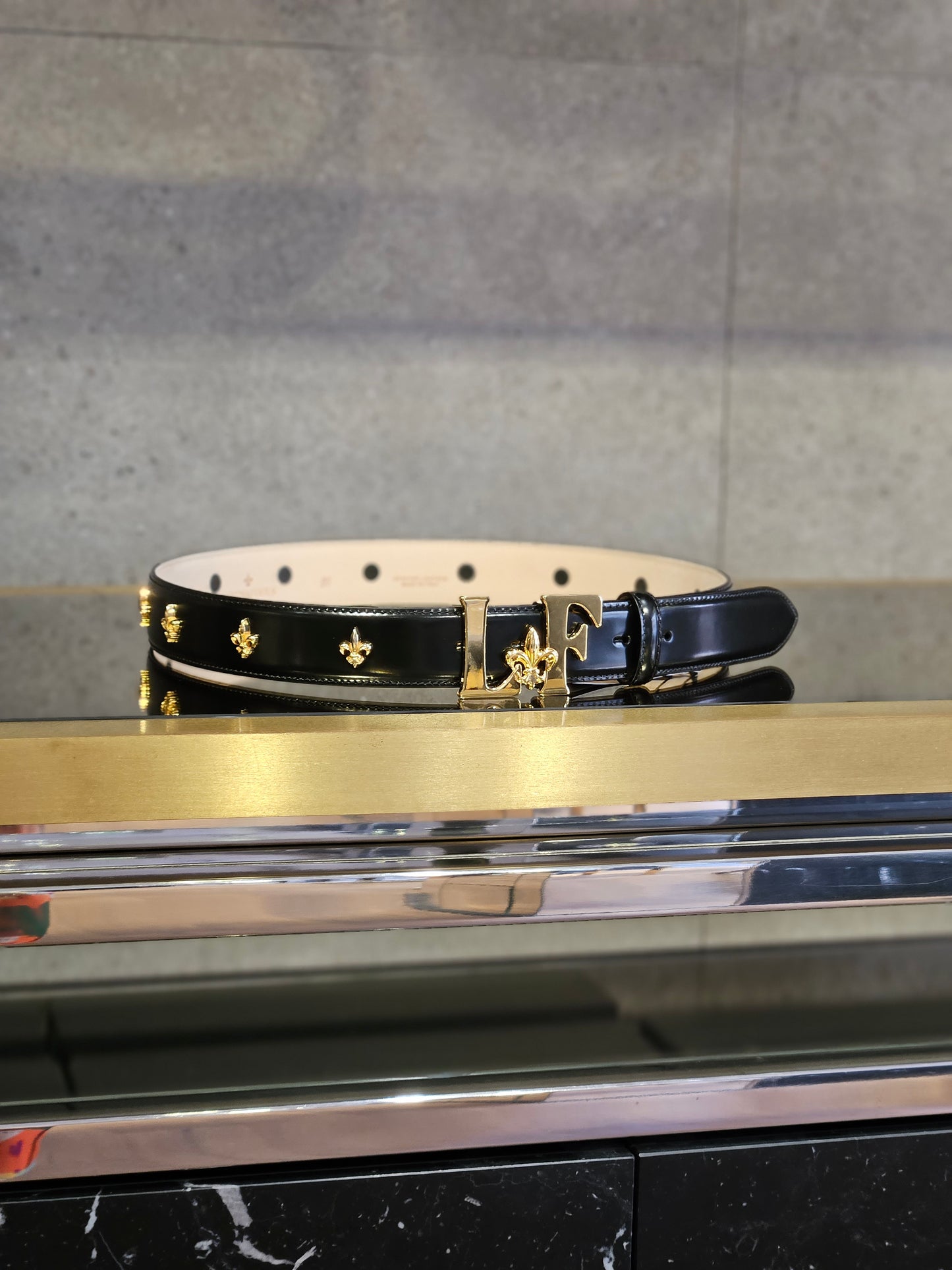 CEINTURE CUIR LISSE LF