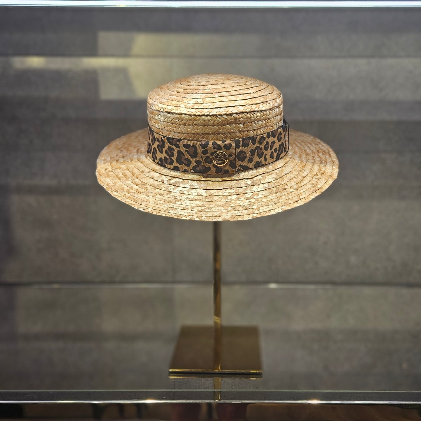BOATER STRAW HAT