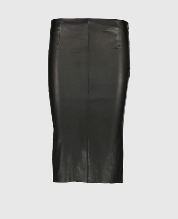 JUPE "NIGHT" EN AGNEAU STRECH