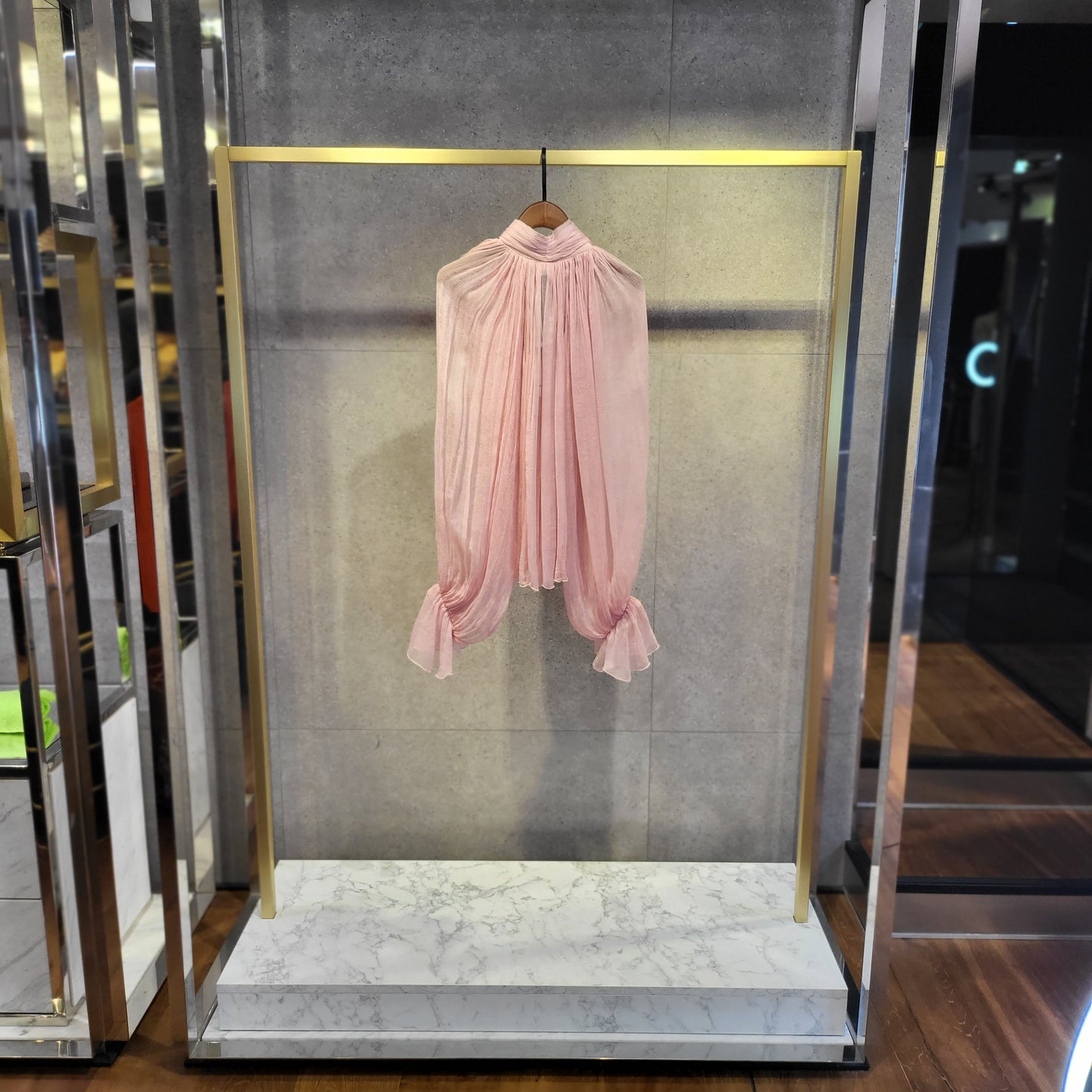 CHEMISE LAVALLIÈRE EN CRÊPE DE SOIE