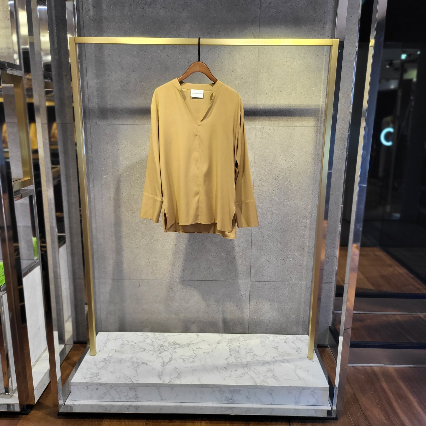 CHEMISE EN SOIE UNI HERZEN'S ANGELEGENHEIT