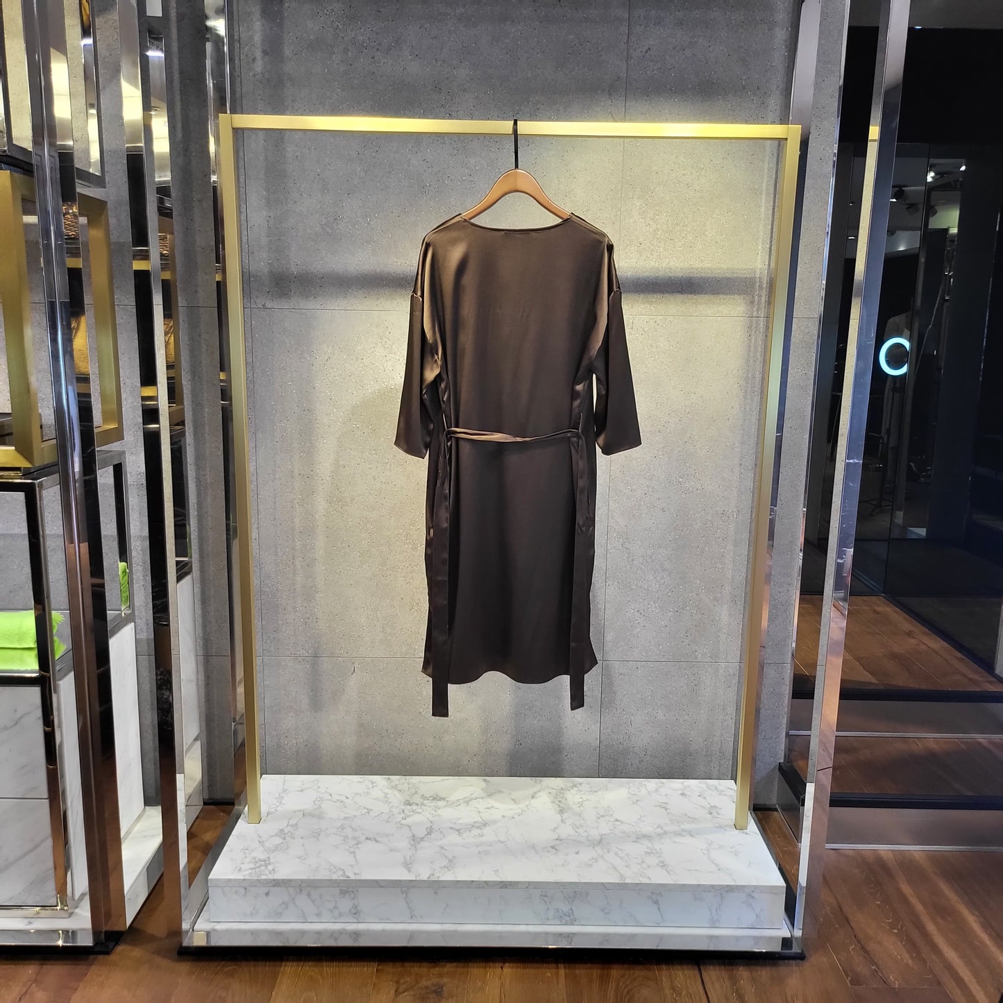 ROBE TUNIQUE EN SOIE UNI HERZEN'S ANGELEGENHEIT