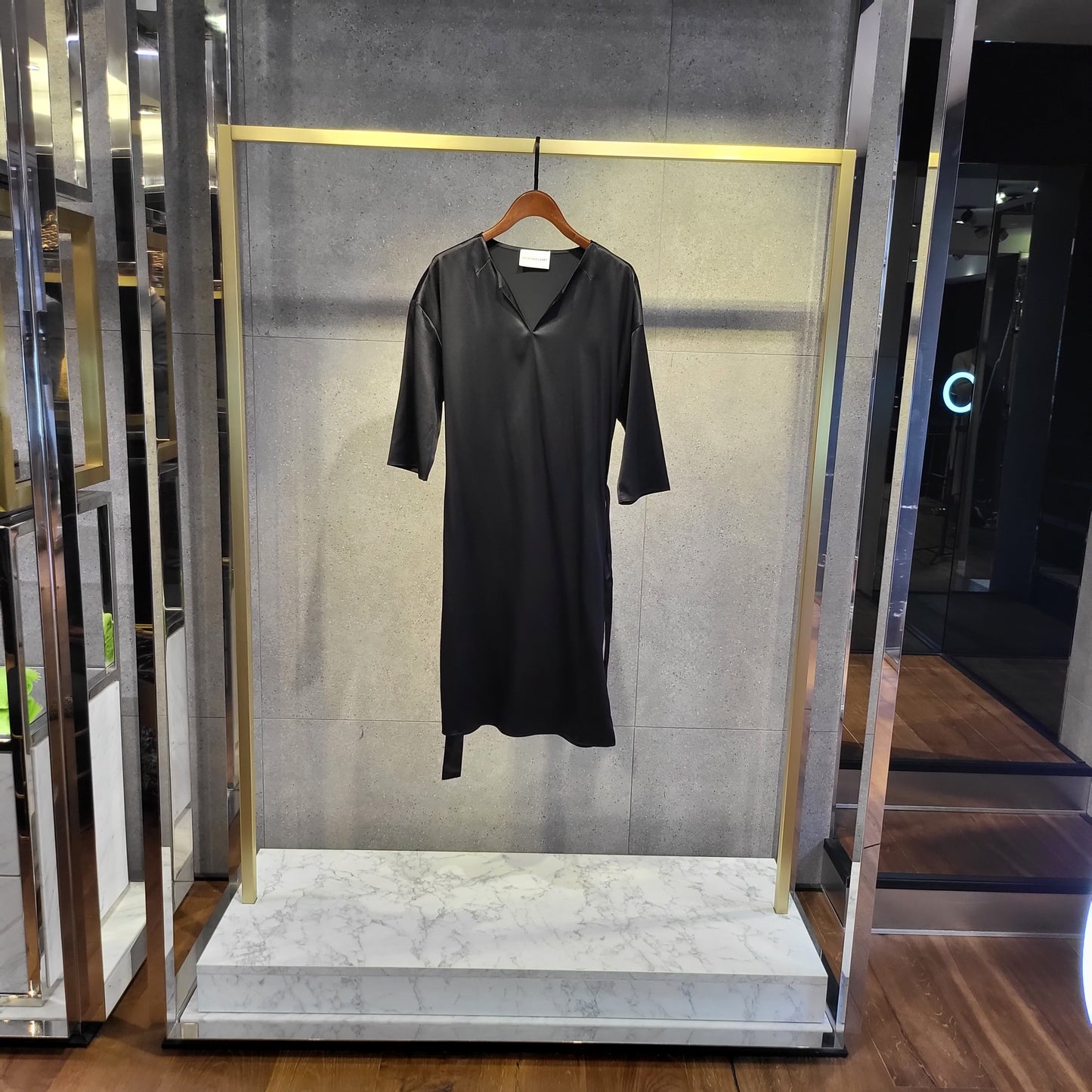 ROBE TUNIQUE EN SOIE UNI HERZEN'S ANGELEGENHEIT