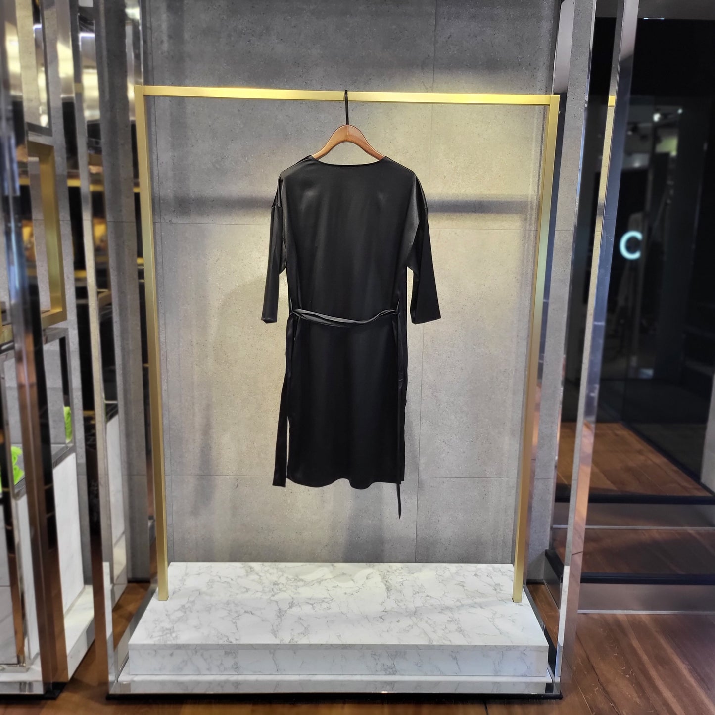 ROBE TUNIQUE EN SOIE UNI HERZEN'S ANGELEGENHEIT