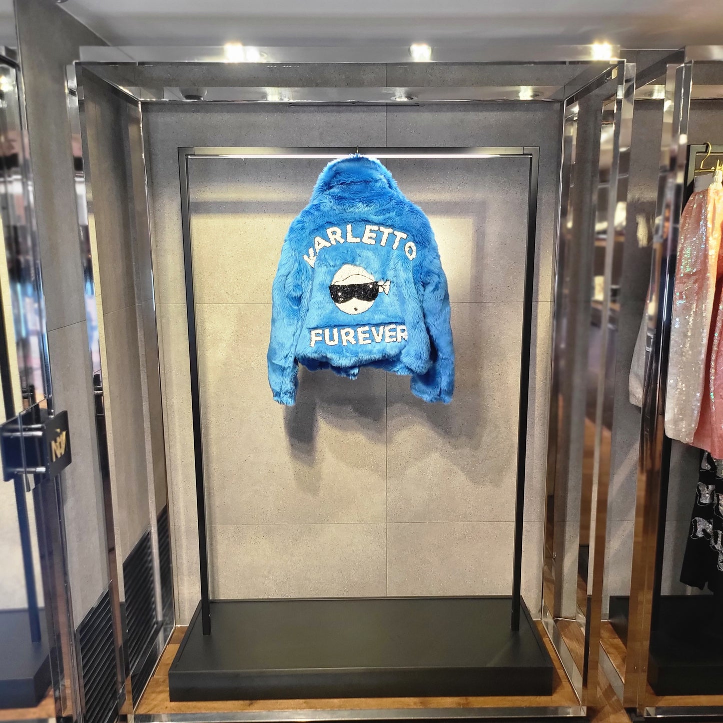 KARLETTO FUREVER FAUX FUR JACKET