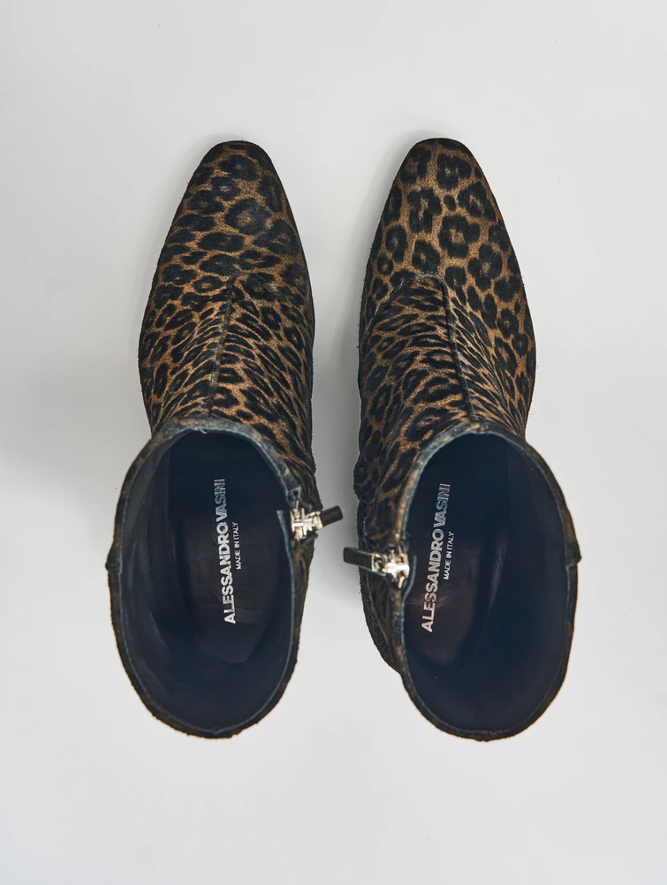 JANIS ANKLE BOOTS 80MM SUEDE LEO