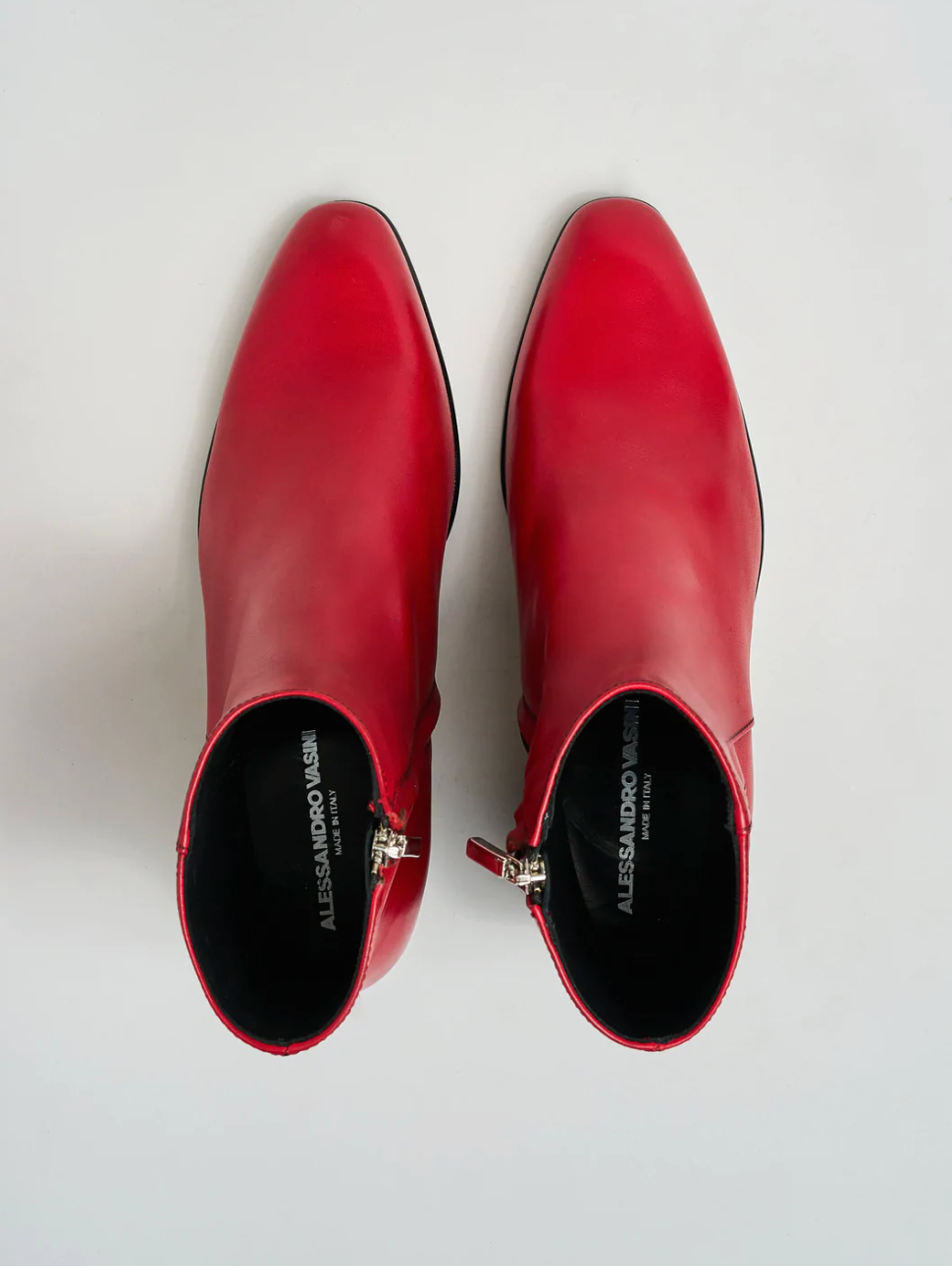 JUAN 60MM EN CUIR DE VEAU ROUGE