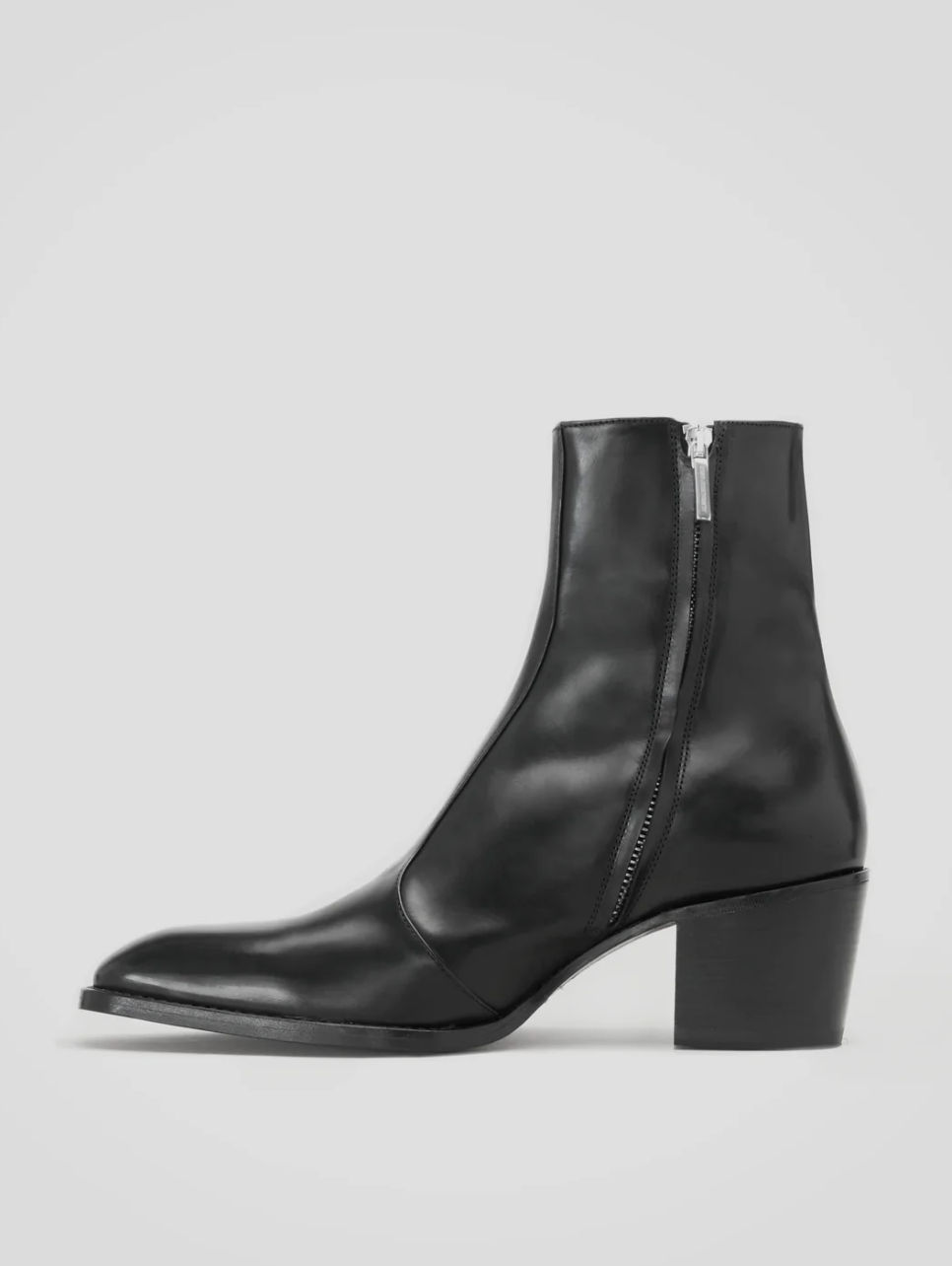 ROMAN 60 MM EN CUIR DE VEAU BLACK