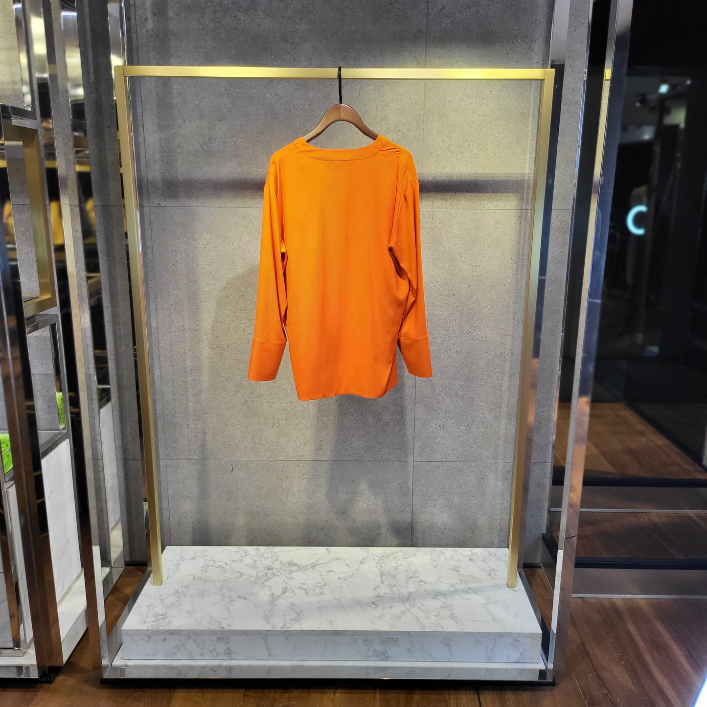 CHEMISE EN SOIE UNI HERZEN'S ANGELEGENHEIT