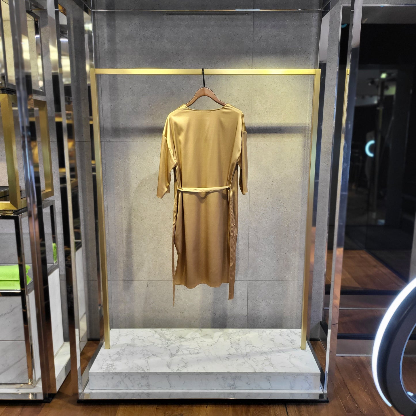 ROBE TUNIQUE EN SOIE UNI HERZEN'S ANGELEGENHEIT