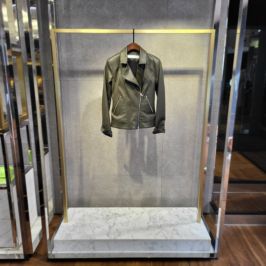 BLOUSON "CLOÉ" EN CUIR STRECH