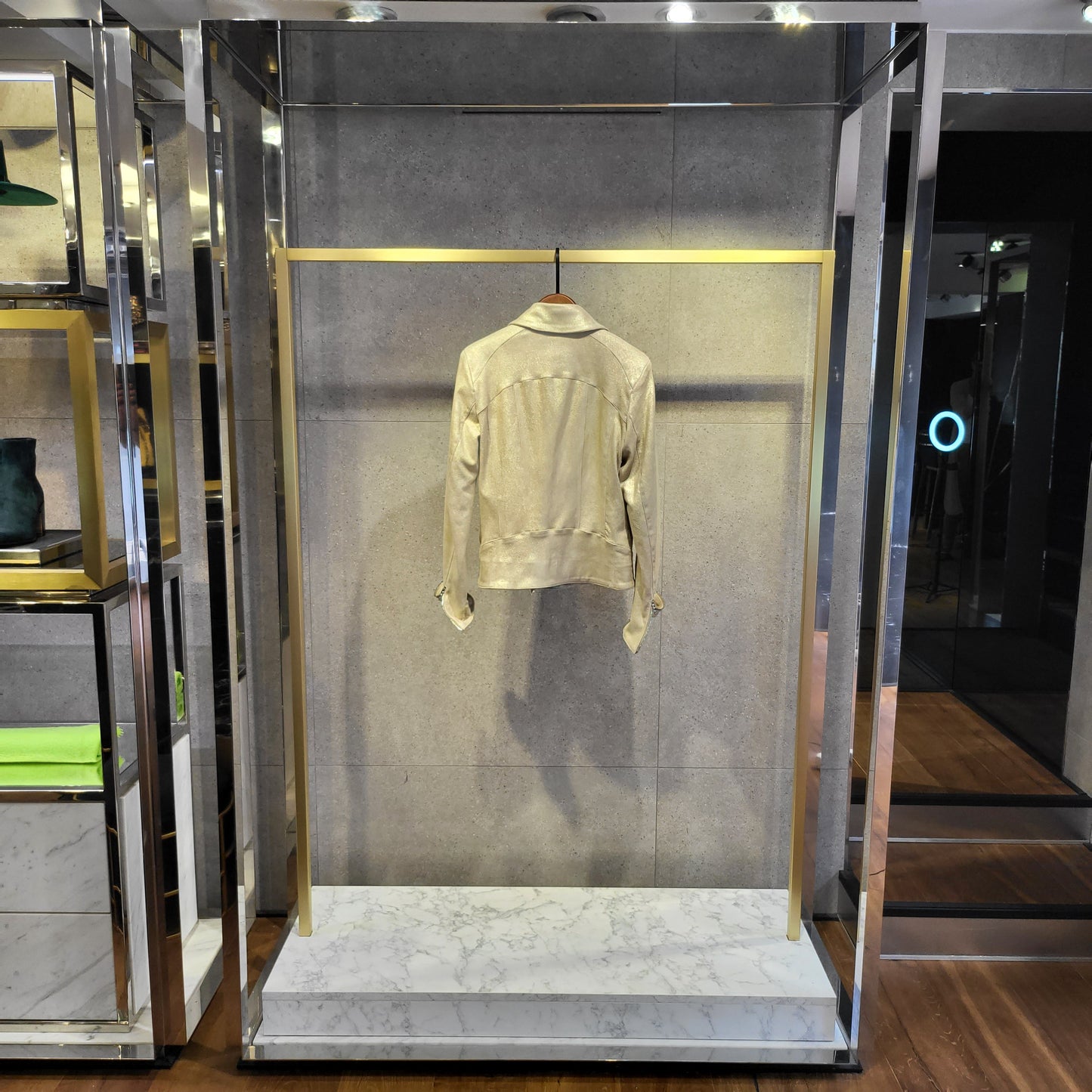 BLOUSON "CLOÉ" EN DAIM STRECH