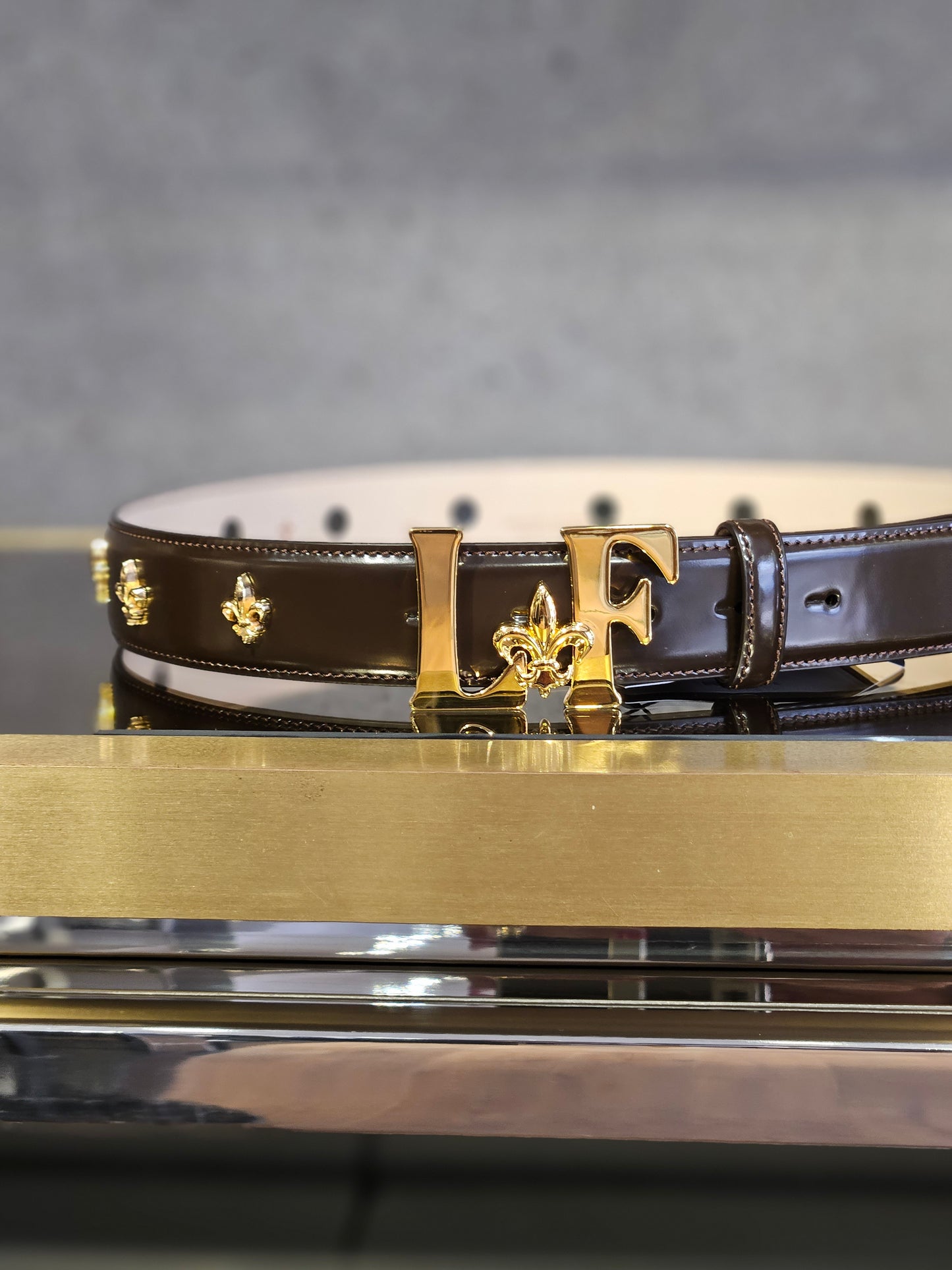 CEINTURE CUIR LISSE LF