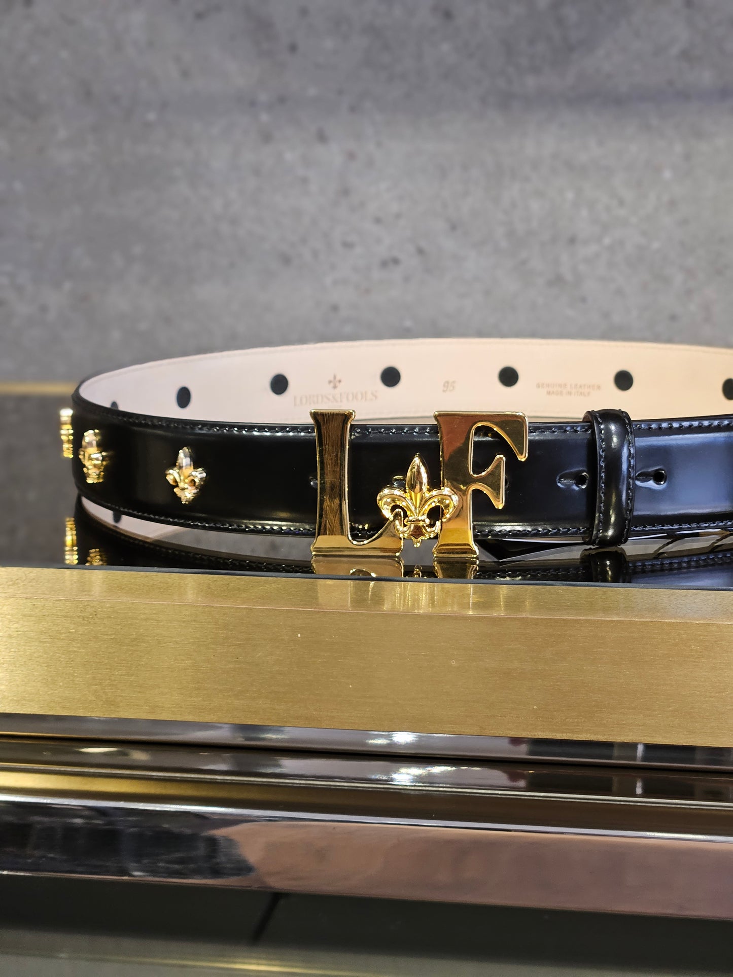 CEINTURE CUIR LISSE LF