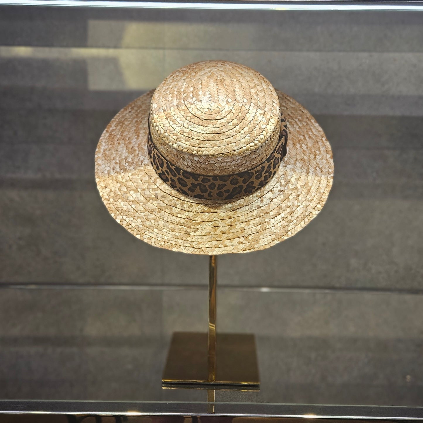 BOATER STRAW HAT