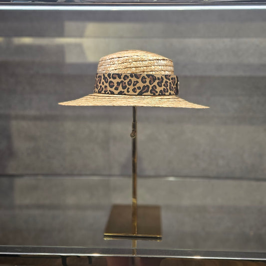 BOATER STRAW HAT