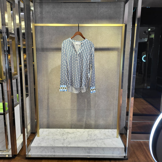 CHEMISE EN SOIE AVEC IMPRIMÉ