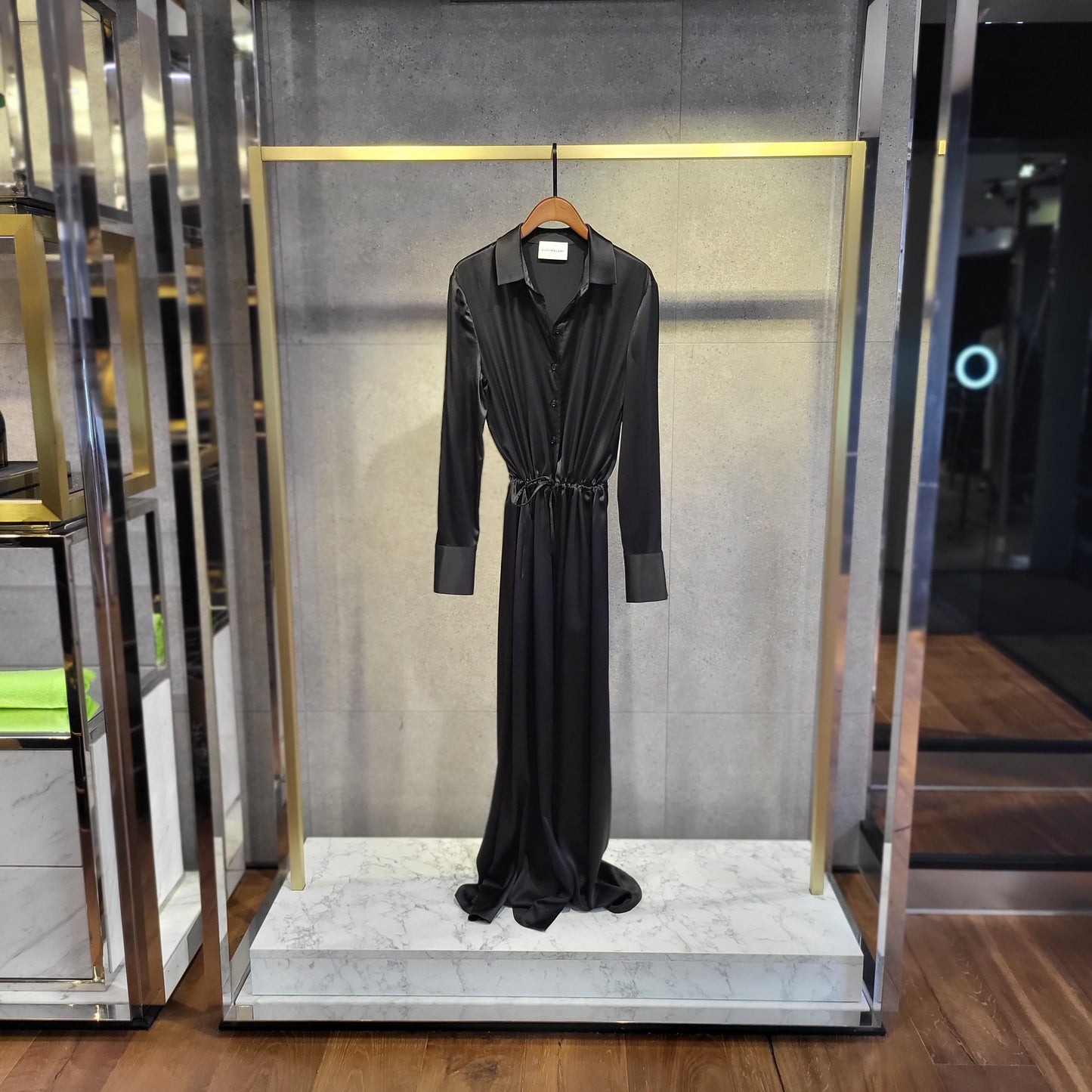 SILK SHIRT DRESS