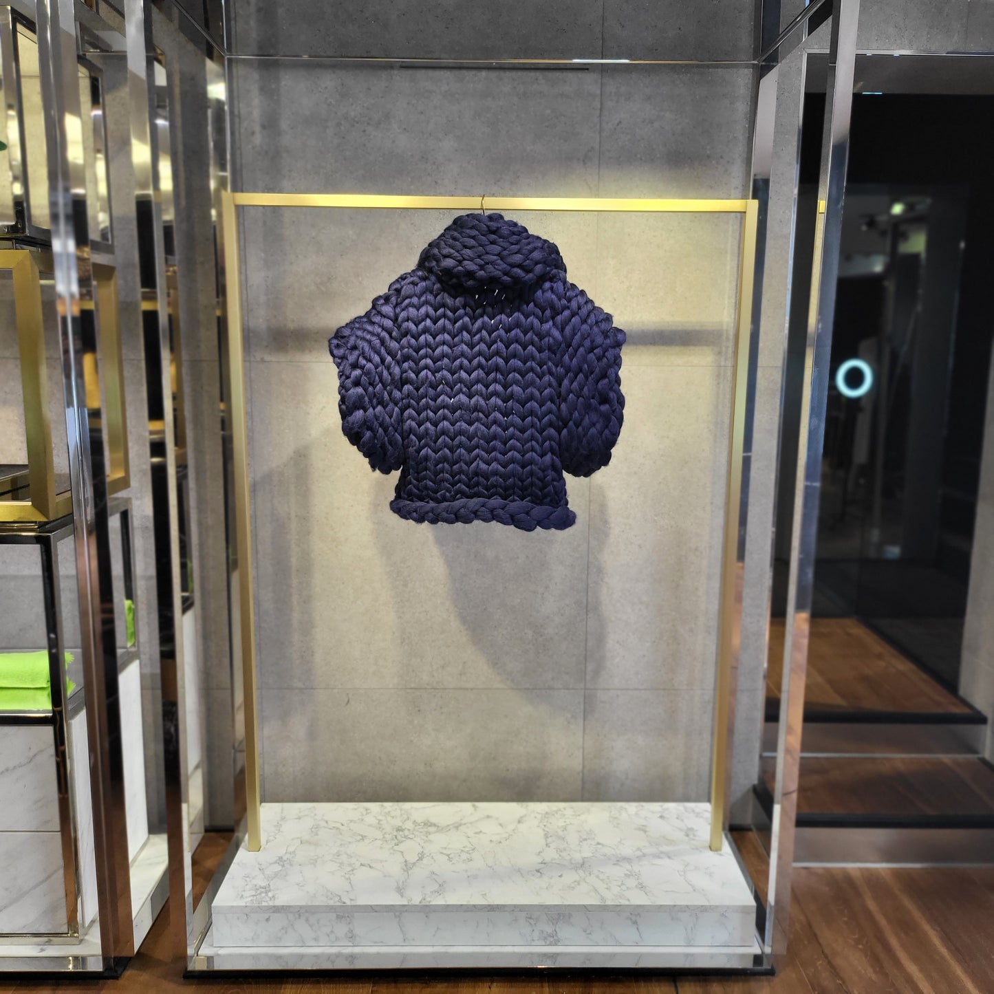 JACKE AUS GROßEM GARN AUS MERINO