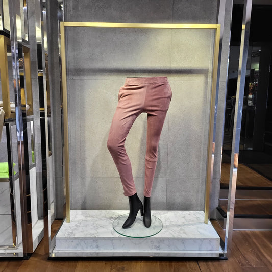 CHINO EN DAIM VIEUX ROSE