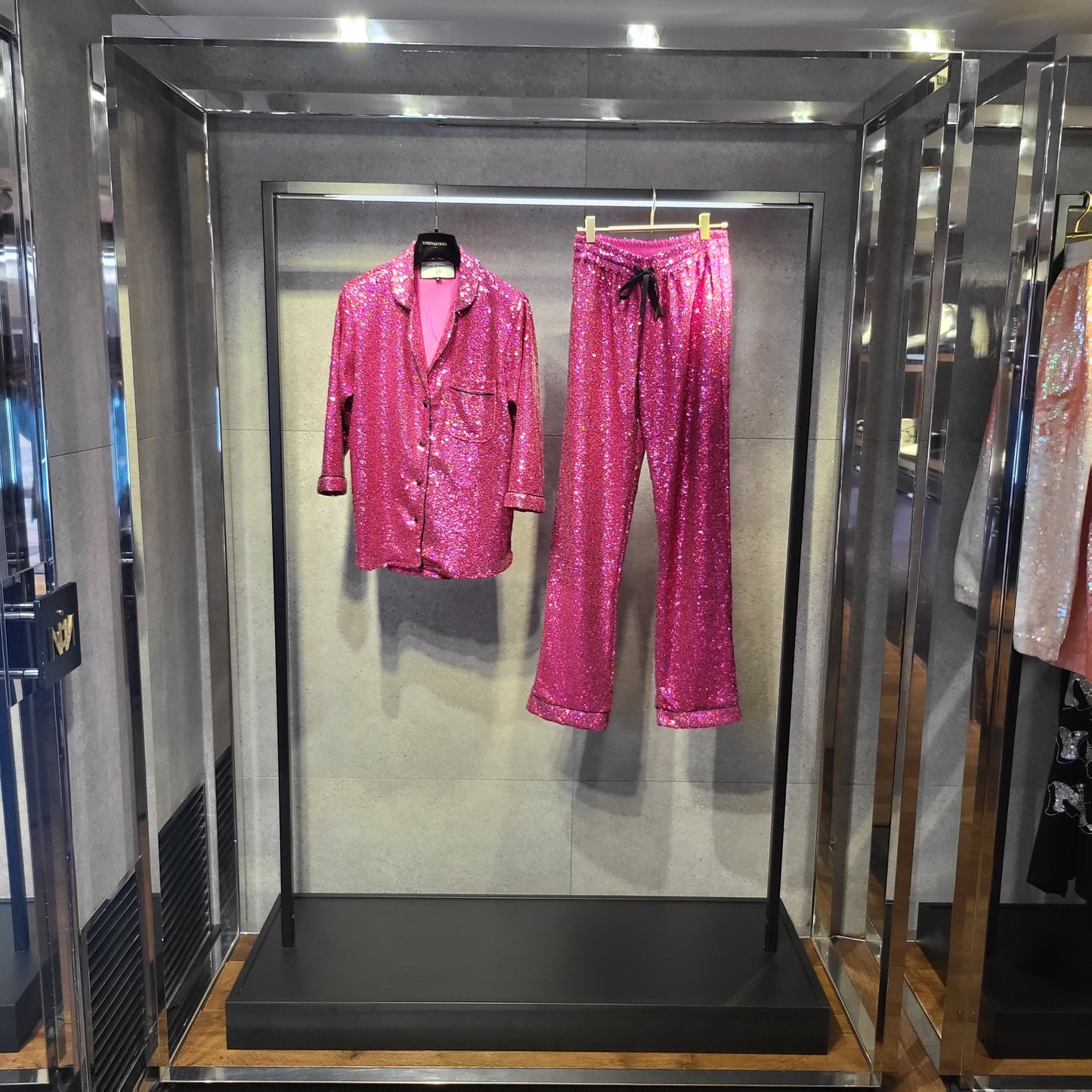 SUGAR DADDY SEQUIN PAJAMA SHIRT