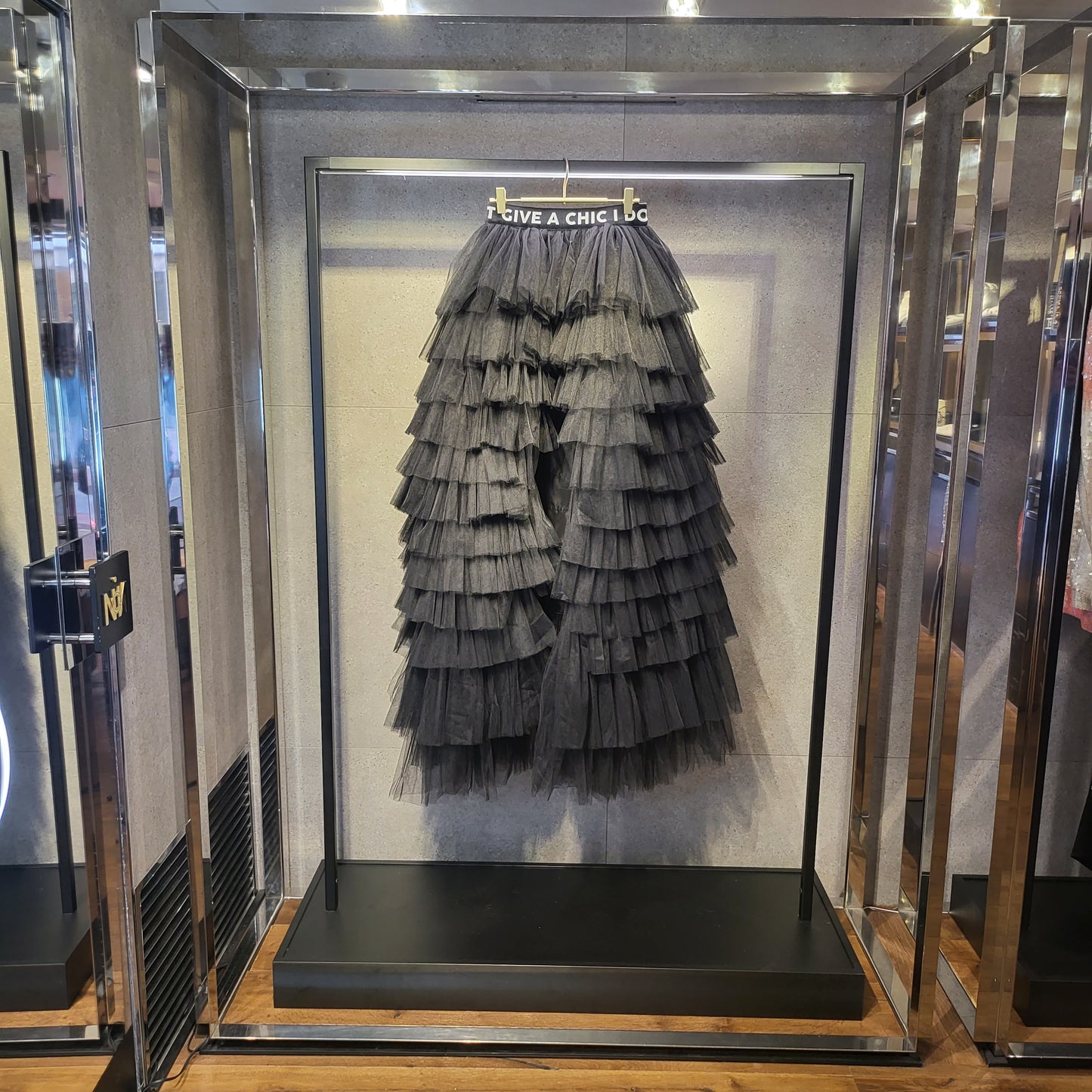 HI-LOW TULLE MAXI SKIRT