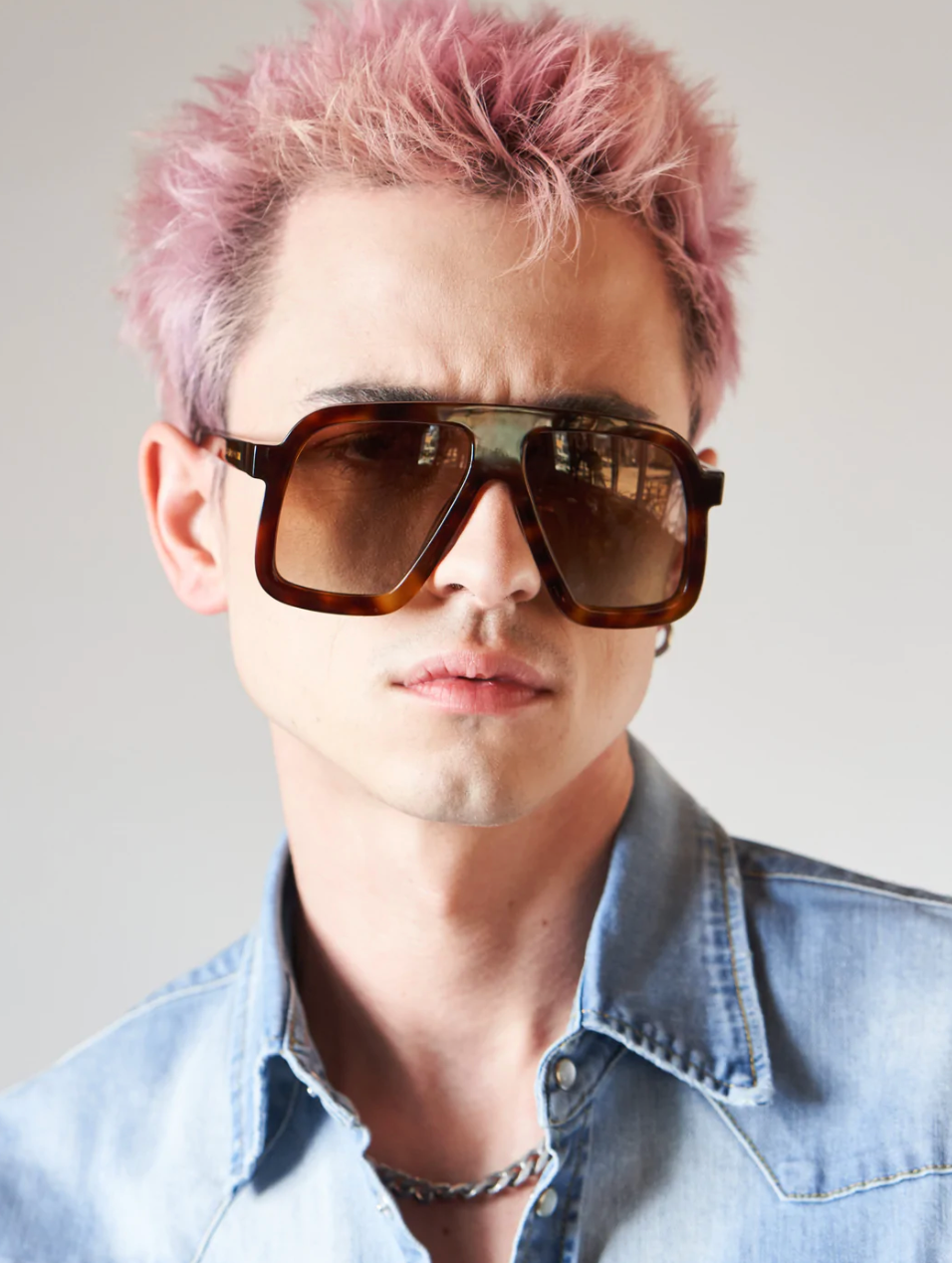 HARRISON GIANT SQUARE SUNGLASSES ALESSANDRO VASINI