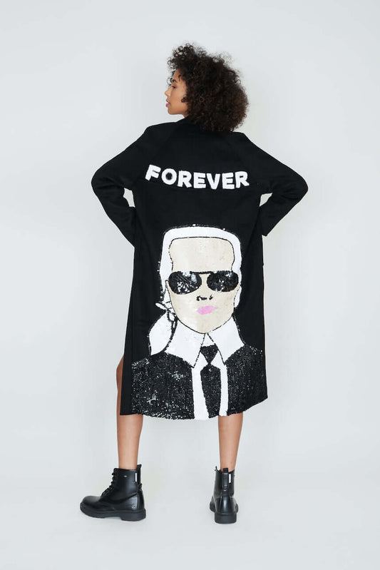 "FOREVER KARL" WOOL JACKET